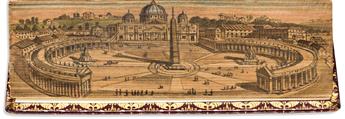 (FORE-EDGE PAINTING.) The Office of the Holy Week According to the Roman Missal and Breviary.